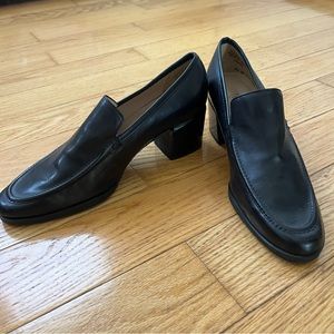 Enzo Angiolini Adoring Black Leather Loafer